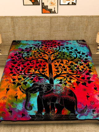 Hadhi tree Bed sheet - Crystal Heal