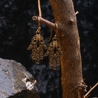 Hamsa Earrings - Crystal Heal