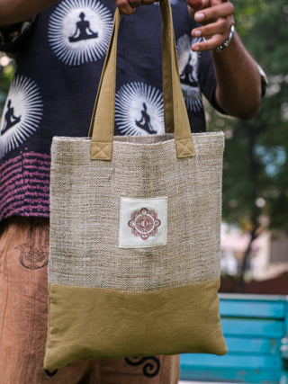 Hemp Tote bag - Crystal Heal