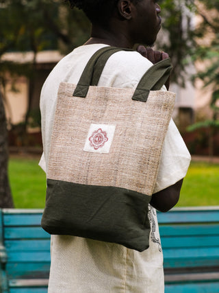 Hemp Tote bag - Crystal Heal