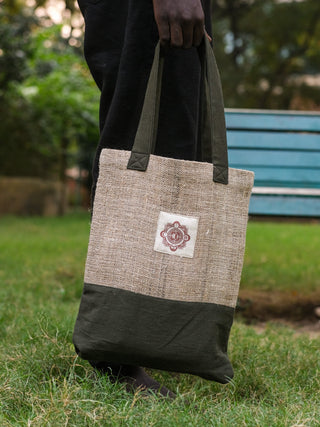 Hemp Tote bag - Crystal Heal