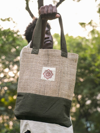 Hemp Tote bag - Crystal Heal