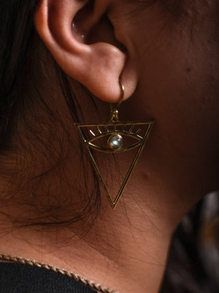 Horus earrings - Crystal Heal