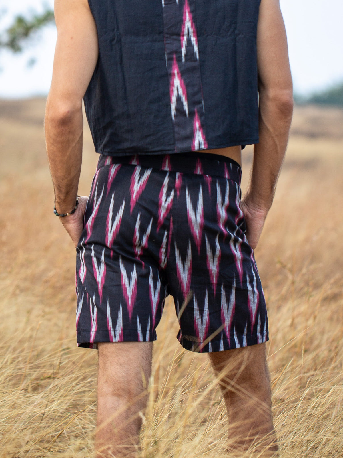 Ikat Shorts - Crystal Heal