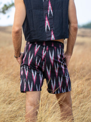 Ikat Shorts - Crystal Heal