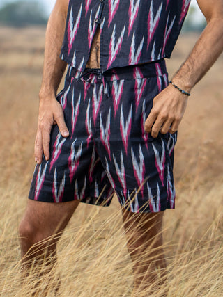 Ikat Shorts - Crystal Heal