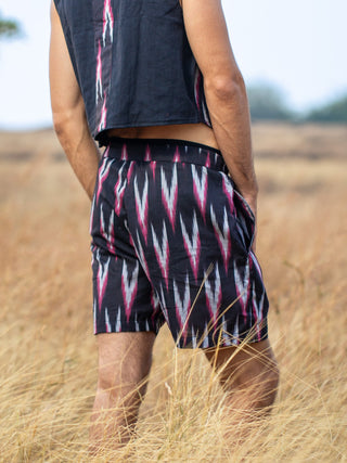 Ikat Shorts - Crystal Heal