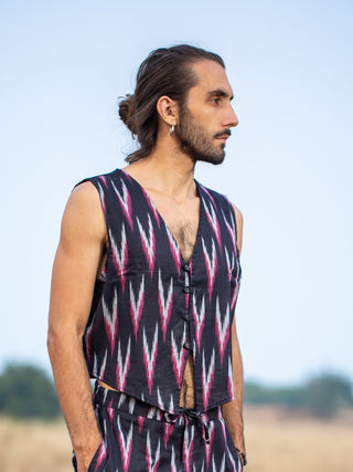 Ikat Vest - Crystal Heal