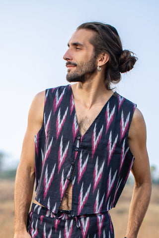 Ikat Vest - Crystal Heal