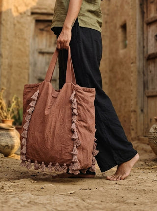 Tribal Tassel Tote
