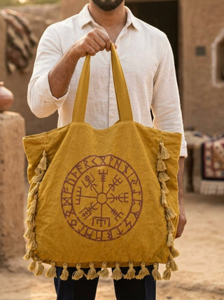 Aatman Tassel Tote Bag