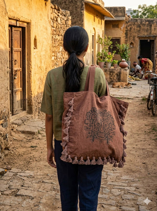 Tribal Tassel Tote
