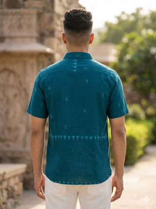 Teal Indigo Shirt
