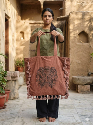 Tribal Tassel Tote