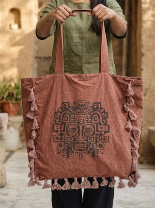 Tribal Tassel Tote