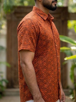 Terracotta Leaf Shirt