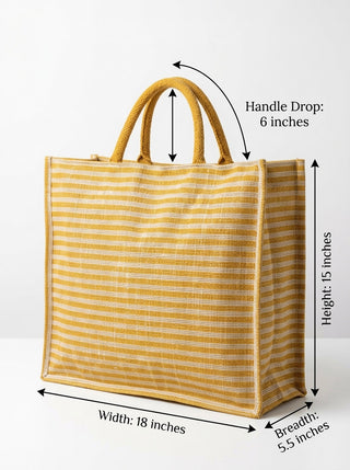 Sunwoven Stripe Utility Tote