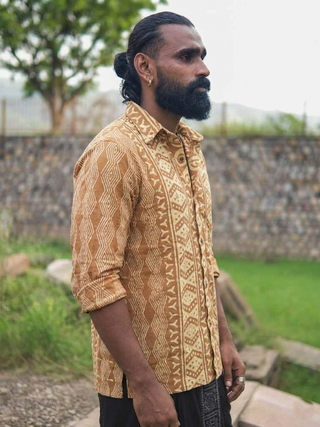 Milinda Tribal Shirt – Handblock Printed Cotton Boho Wear