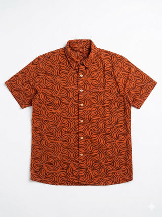 Terracotta Leaf Shirt