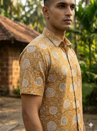Marigold Bloom Shirt