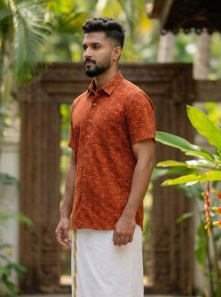 Terracotta Leaf Shirt