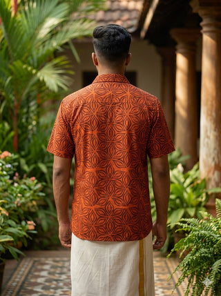 Terracotta Leaf Shirt