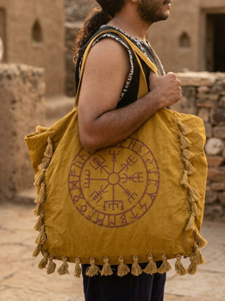 Aatman Tassel Tote Bag