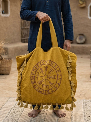 Aatman Tassel Tote Bag
