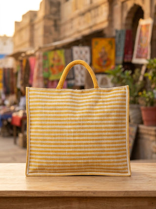Sunwoven Stripe Utility Tote