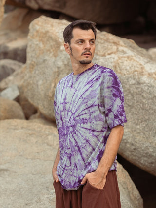 Iris Tie - dye T-shirt - Crystal Heal