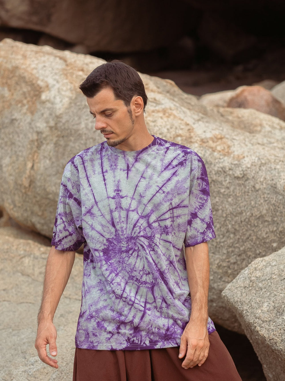 Iris Tie - dye T-shirt - Crystal Heal