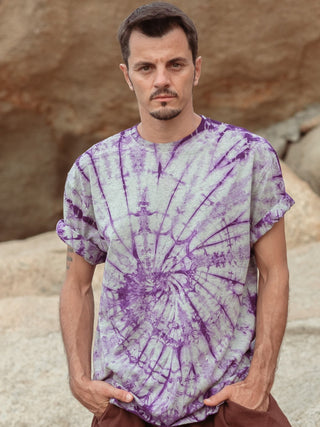 Iris Tie - dye T-shirt - Crystal Heal