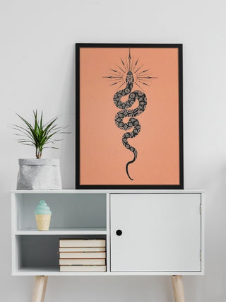 Kundalini framed art - Crystal Heal