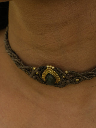 Labradorite Gemstone Choker - Crystal Heal