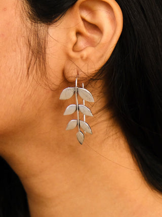 Leaf Earrings - Crystal Heal