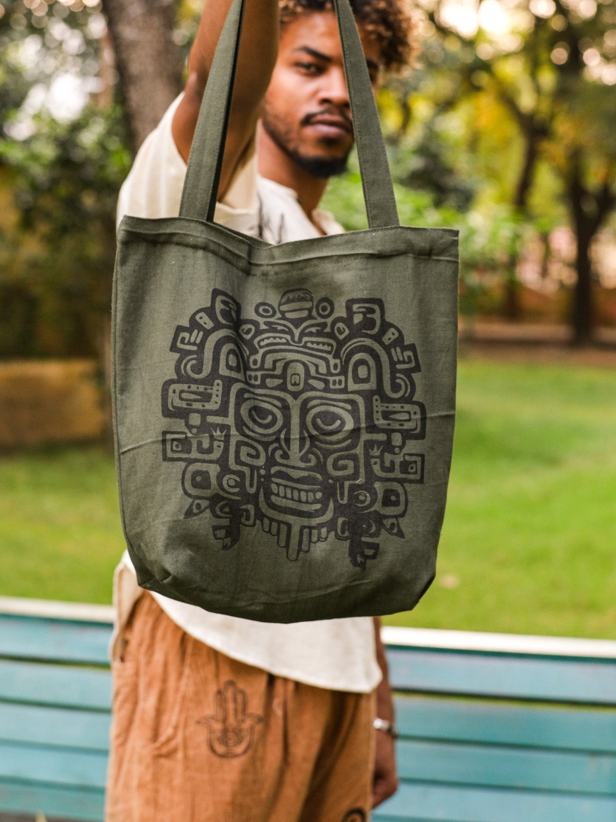 Mayan tote bag - Crystal Heal