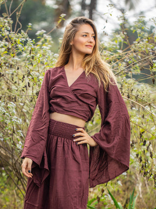 Nidra Wrap top - Crystal Heal