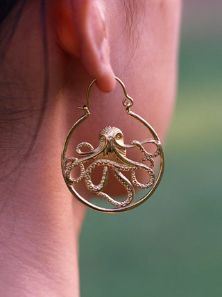 Octopus Earrings - Crystal Heal