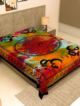 Omkara Bed sheet - Crystal Heal