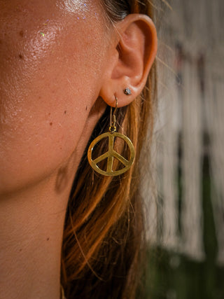 Peace Earrings - Crystal Heal