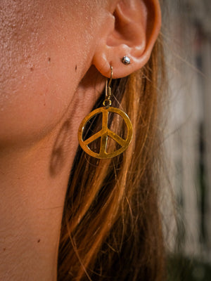 Peace Earrings - Crystal Heal