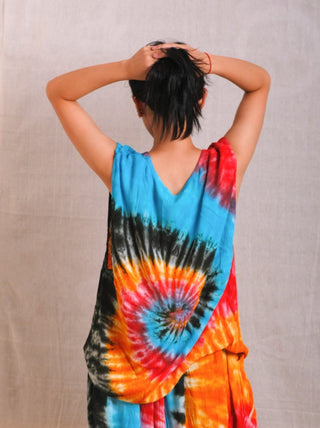 Rainbow Tie - dye Vest - Crystal Heal