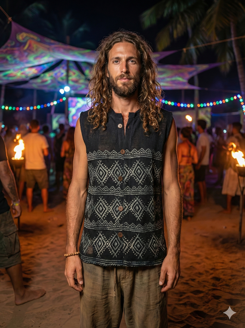 Tribal Nomad Sleeveless Vest