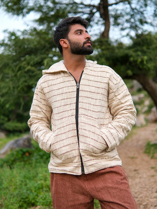 Nomad Striped  Hoodie Jacket