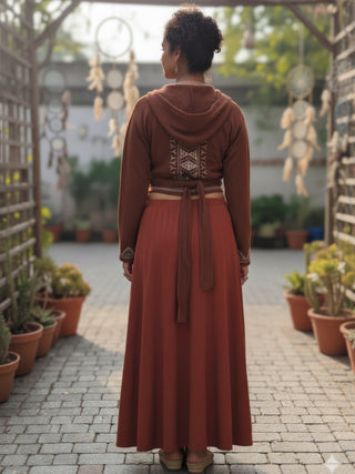 Dhup hoodie  Wrap Top