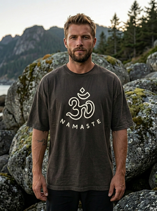 Holi Glow Namaste T-Shirt
