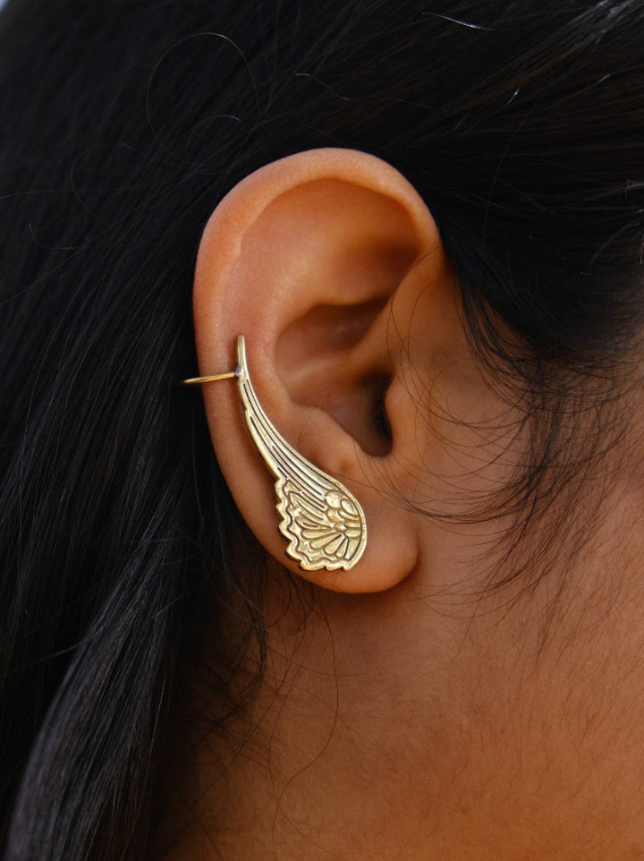 Angel Wings Ear cuffs - Crystal Heal