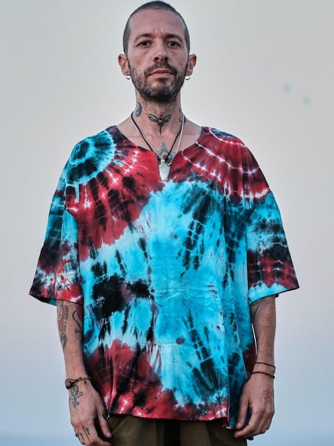 Baggy Tie-Dye T-shirt - Crystal Heal