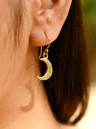 Crescent Earring - Crystal Heal