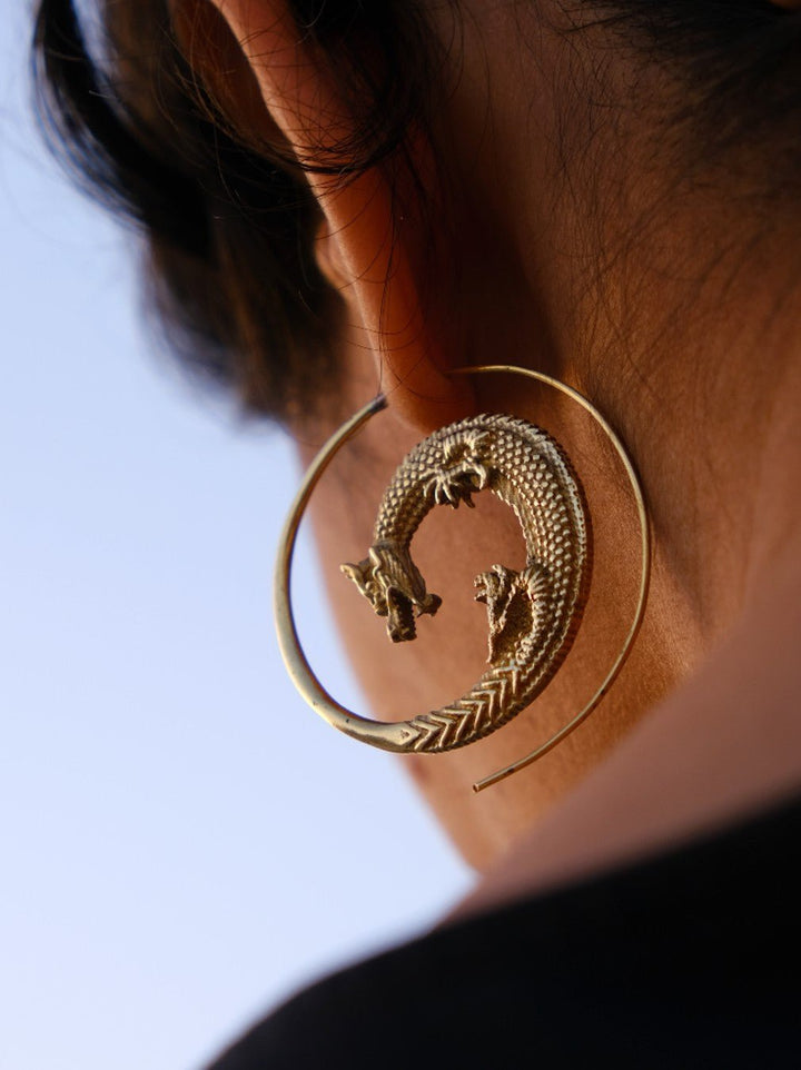 Dragon Earrings - Crystal Heal